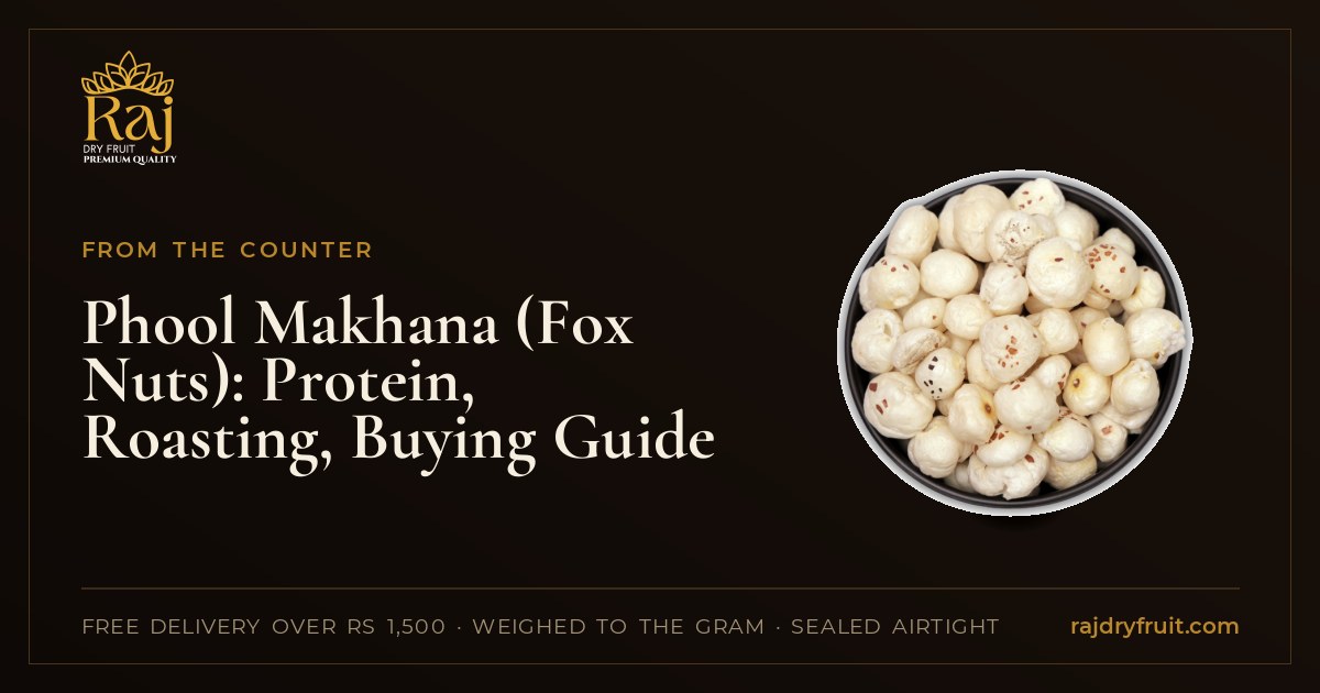 Phool makhana: what fox nuts are, their protein, how to roast them and how to pick good ones