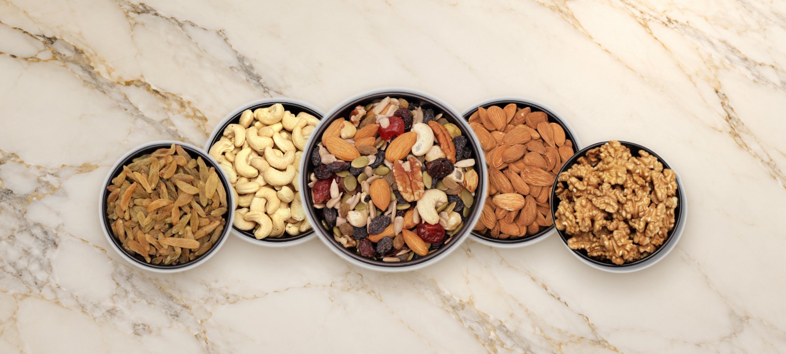 Mixed dry fruits and trail mix