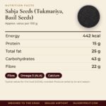 Sabja Seeds (Tukmariya, Basil Seeds) – facts