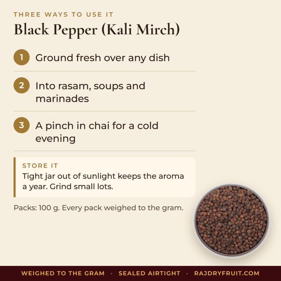 Black Pepper (Kali Mirch) — photograph 5