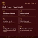 Black Pepper (Kali Mirch) – why