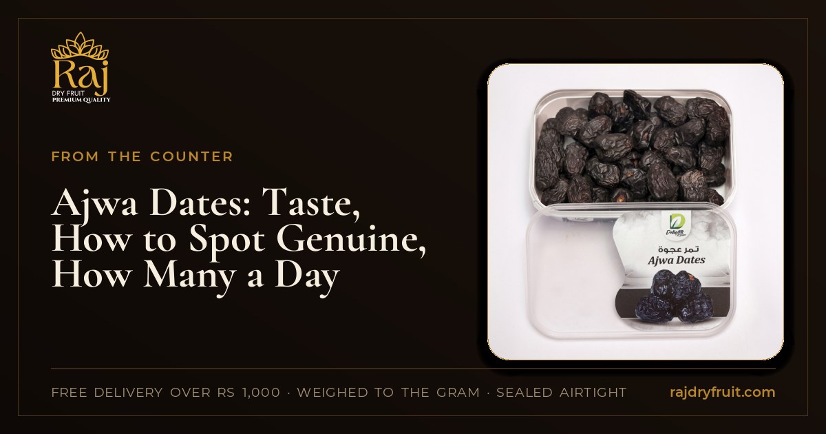 Ajwa dates: what they are, how they taste, and how to tell the real thing