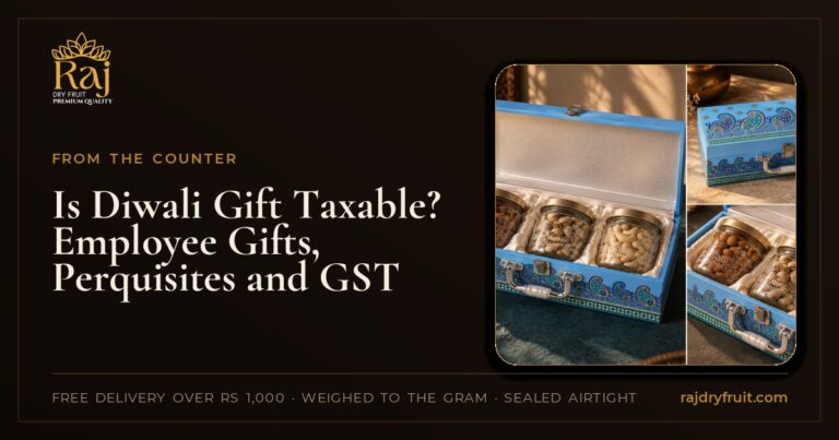Are Diwali Gifts to Employees Taxable? The Perquisite Limit and the GST Question, Plainly