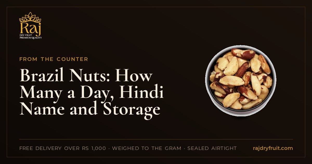 Brazil nuts: what they are, why one or two a day is enough, and how to keep them fresh