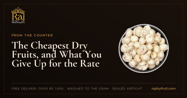 The Cheapest Dry Fruits, and What You Give Up for the Rate