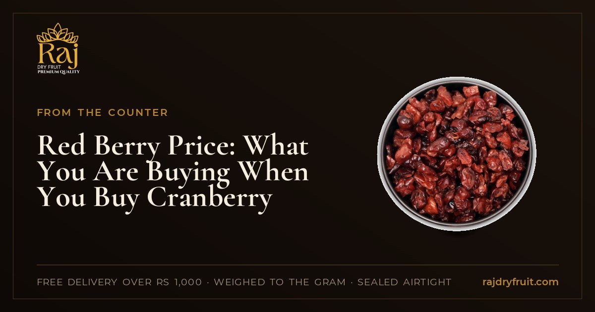 Red Berry Price: What You Are Buying When You Buy Cranberry