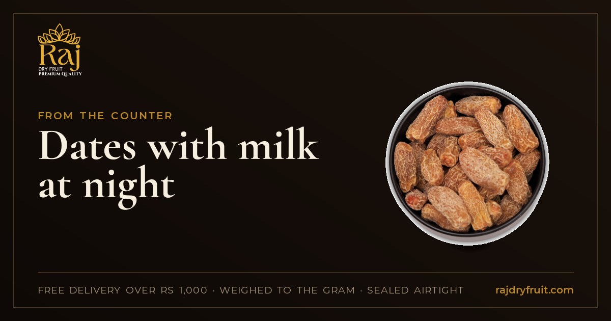 Dates with milk at night: the old habit, how to make it, and what is in the glass