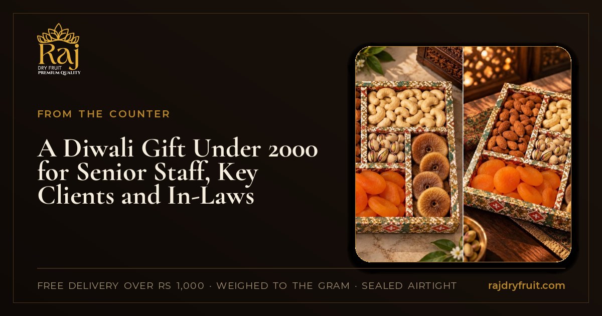 A Diwali Gift Under 2000 for Senior Staff, Key Clients and In-Laws