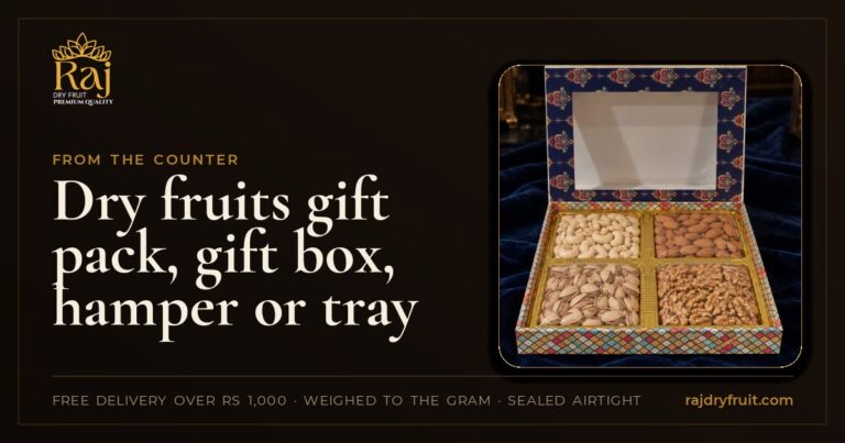 Dry fruits gift pack, gift box, hamper or tray: what each one is, and which to send when you are gifting 5 to 20 houses