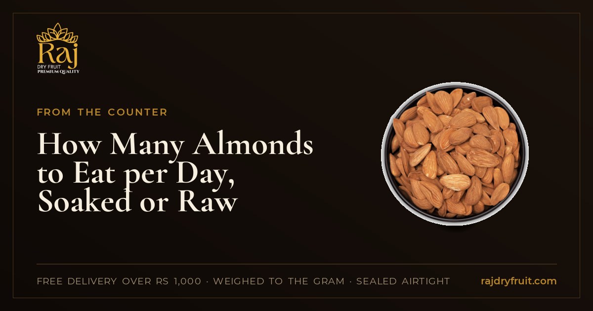 How many almonds to eat per day, when to eat them, and whether to soak and peel them