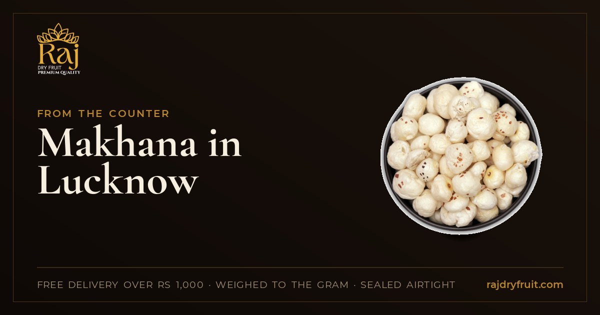 Makhana in Lucknow: the price, how to roast it three ways, and how to spot a good lot