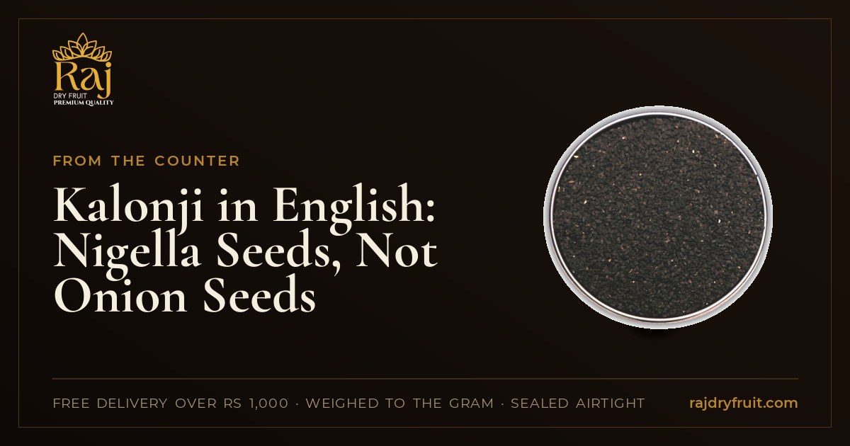 Kalonji: nigella seeds, why they are called onion seeds, and how to cook with them