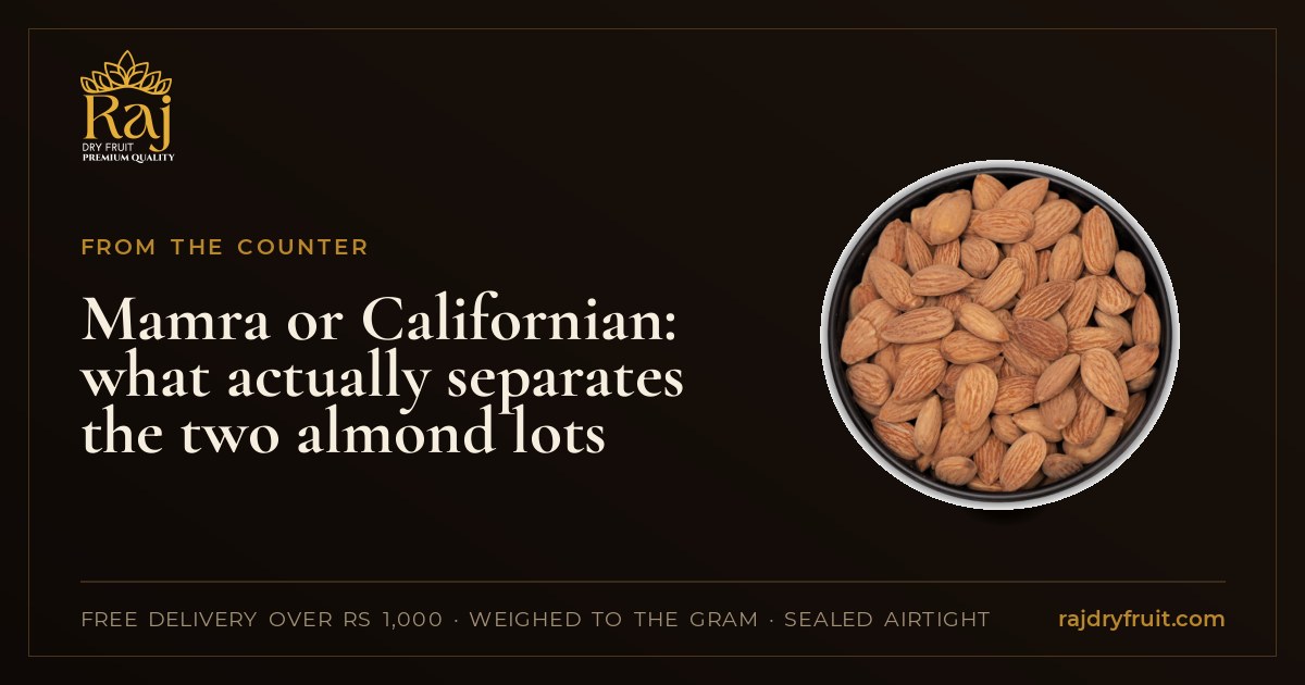 Mamra or Californian: what actually separates the two almond lots