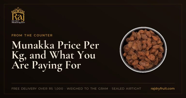 Munakka Price Per Kg, and What You Are Paying For
