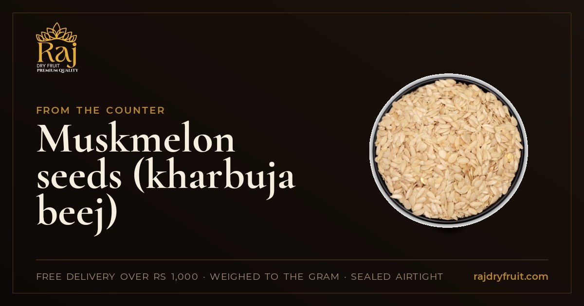 Muskmelon seeds (kharbuja beej): what they are, how they taste, and how they differ from magaj