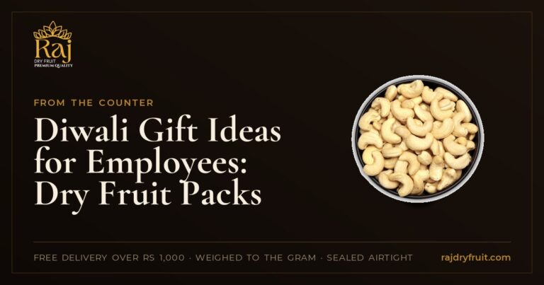 Diwali dry fruit gifts for employees on a set budget, for Delhi NCR offices