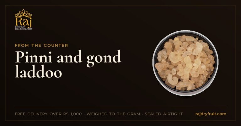 Pinni and gond laddoo: the dry fruits and quantities for one winter batch