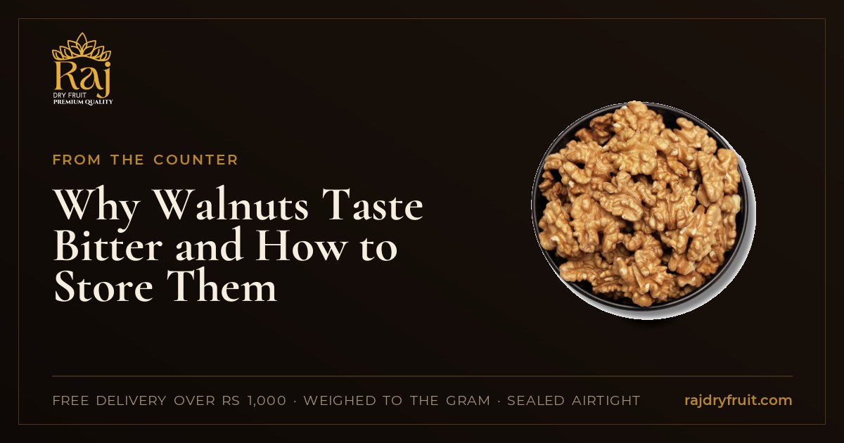 Why walnuts turn bitter, and why Bangalore’s rainy months make it happen sooner