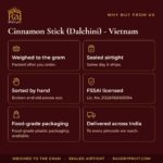 Cinnamon Stick (Dalchini)   Vietnam – why