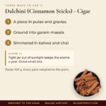Dalchini (Cinnamon Sticks)   Cigar – uses