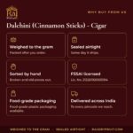Dalchini (Cinnamon Sticks)   Cigar – why