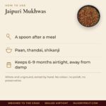 Jaipuri Mukhwas – facts