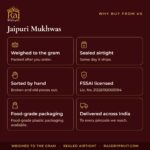 Jaipuri Mukhwas – why
