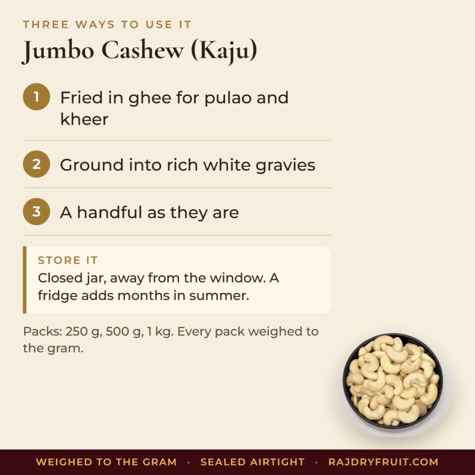 Jumbo Cashew (Kaju) — photograph 5