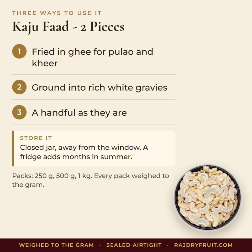 Kaju Faad - 2 Pieces — photograph 5