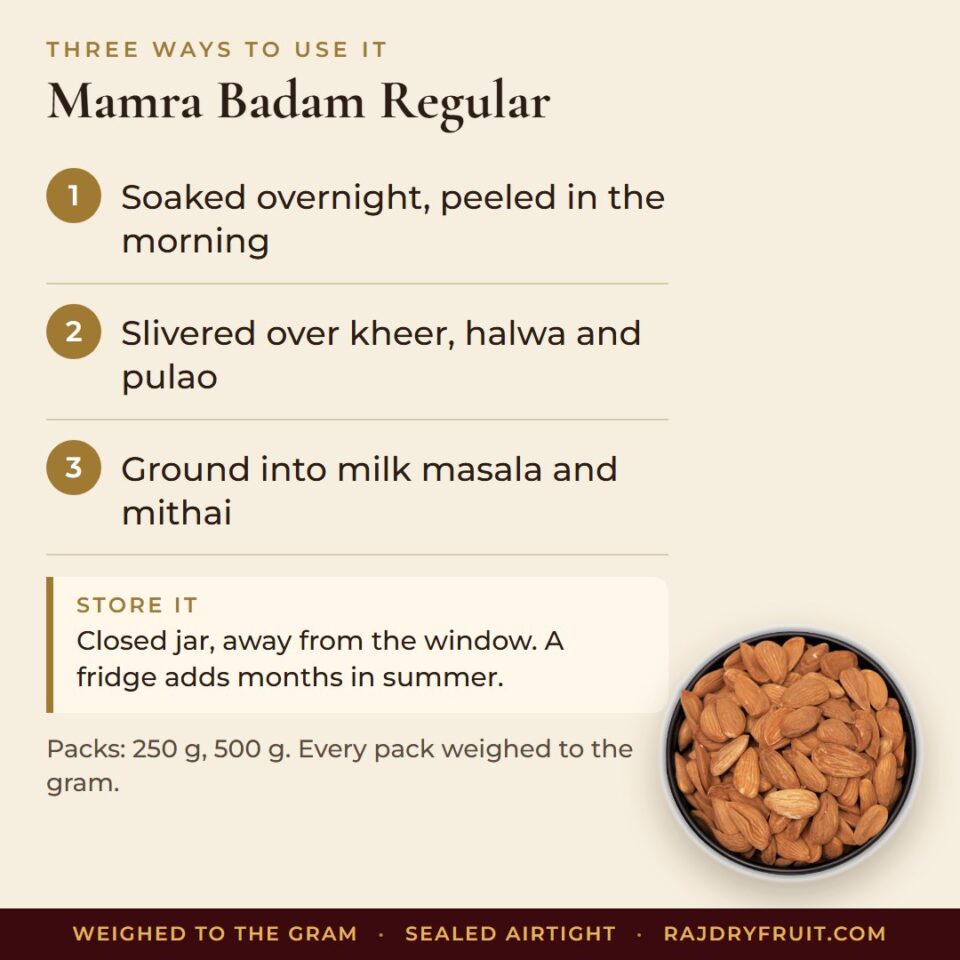 Mamra Badam Regular — photograph 5