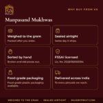 Manpasand Mukhwas – why