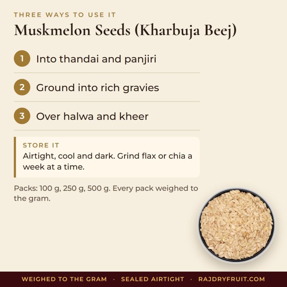 Muskmelon Seeds (Kharbuja Beej) — photograph 5
