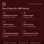 Pista Pishori for Milk Masala – why