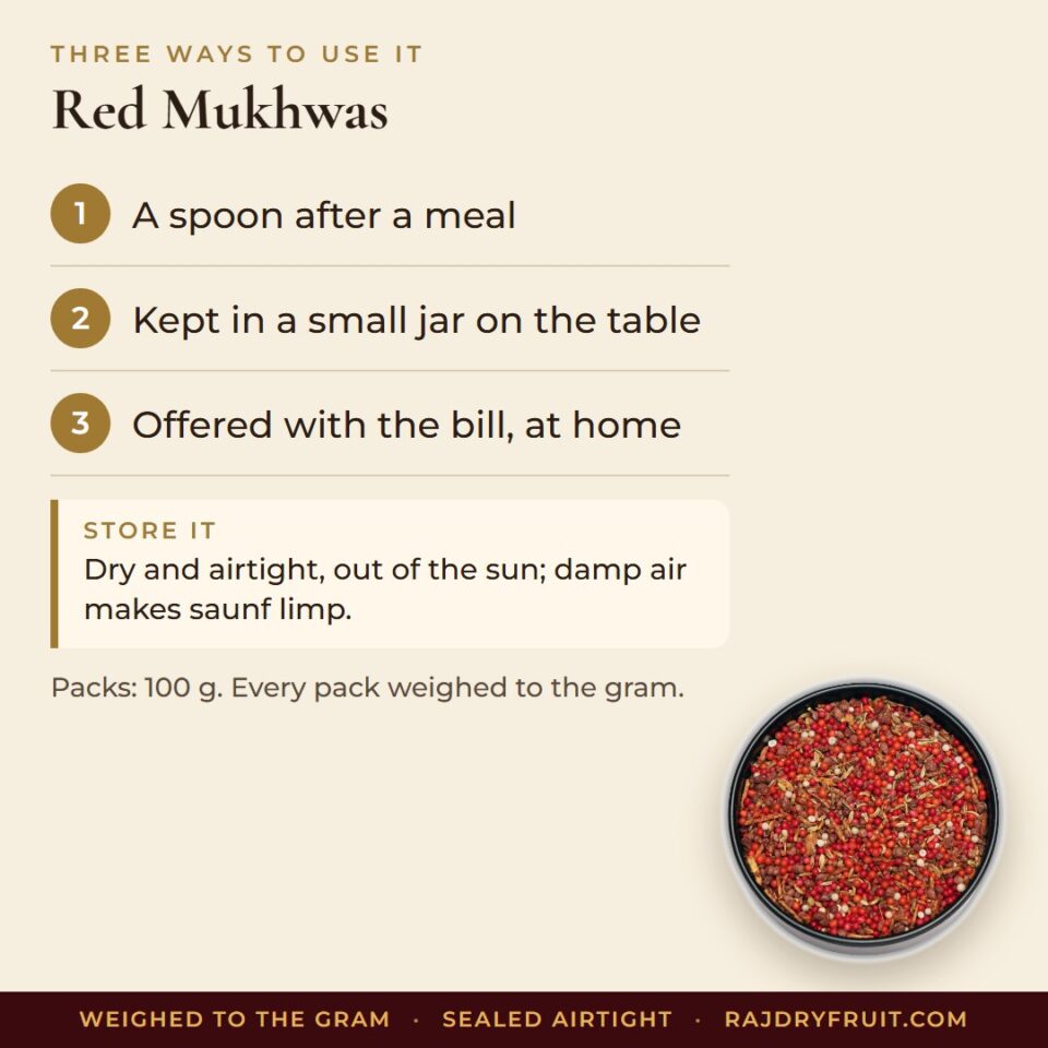 Red Mukhwas — photograph 5