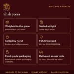 Shah Jeera – why