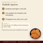 Turkish Apricot – uses