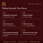Walnut Kernels Two Pieces – why