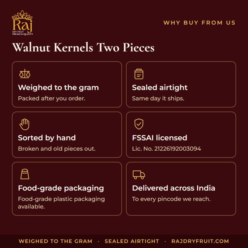 Walnut Kernels Two Pieces — photograph 4